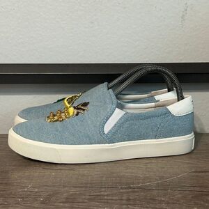 Sam Edelman Evelina Women's Slip-On Shoes Size 8 Blue